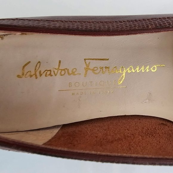 FERRAGAMO SHOES -LOW HEEL - AUTHENTIC! VINTAGE! - Picture 11 of 15